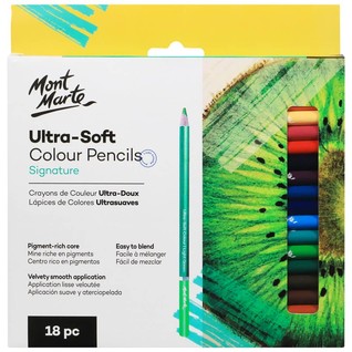 Ultra-Soft Colour Pencils Signature 18pc/18色彩铅超软