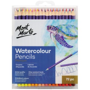 Watercolour Pencils Premium 72pc/72色水溶彩铅PVC盒装