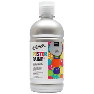 Poster Paint 500ml (16.91 US fl.oz) - Silver/500ml广告画颜料银色(瓶)