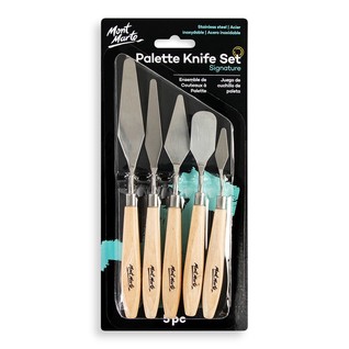 Palette Knife Set Signature 5pc/牌5支套不锈钢调色刀