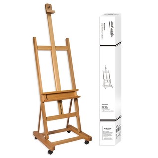 Large Studio Easel with castors/落地H型画架 榉木(只)