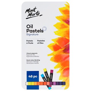 Oil Pastels Signature 48pc Set/重彩油画棒48色（铁盒装）