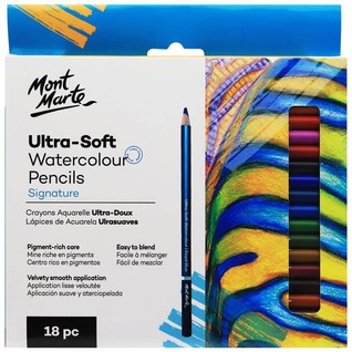 Ultra-Soft Watercolour Pencils Signature 18pc/18色水溶性彩铅超软