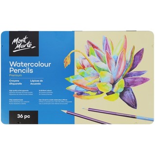 Watercolour Pencils in Tin Premium 36pc/36色水彩铅笔铁盒装