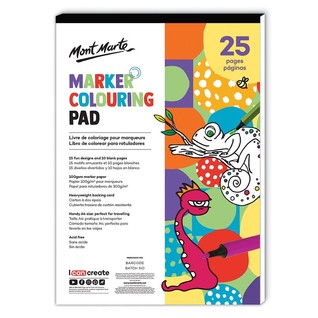 Marker Colouring Pad A4 (8.3 x 11.7in)/A4马克纸胶装100克25页(本)