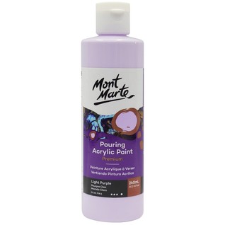 Pouring Acrylic Paint Premium 240ml (8.12 US fl.oz) - Light Purple/240ML流动丙烯淡紫(瓶)