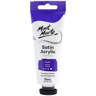 Satin Acrylic Paint Premium 75ml (2.5 US fl.oz) Tube - Purple/75ML丙烯-紫色(Satin丝光系列)(支)