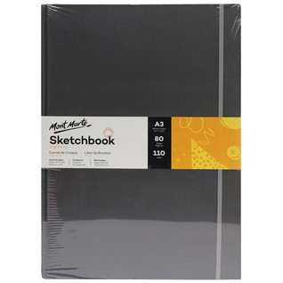 Hardbound Sketch Book Signature 110gsm A3/A3硬面速写本胶装110克,80页（signature系列)(本)