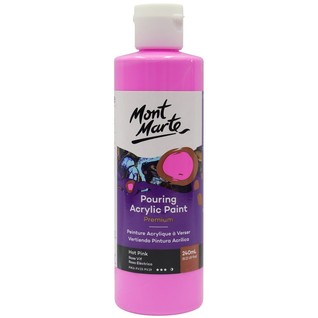 Pouring Acrylic Paint Premium 240ml (8.12 US fl.oz) - Hot Pink/240ML流动丙烯火烈粉(瓶)