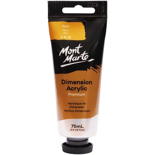 Dimension Acrylic Premium 75ml (2.5 US fl.oz) Tube - Gold/75ml高塑型丙烯金色(支)