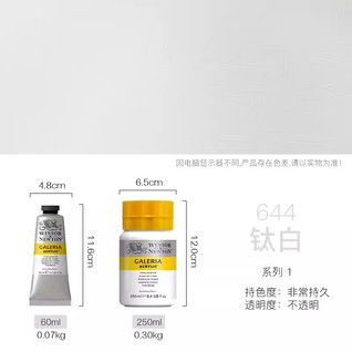 画廊丙烯250mL钛白