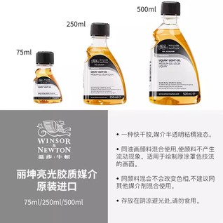 丽坤亮光胶质媒介 500mL