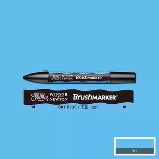 软头马克笔天蓝B137