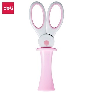 得力6065学生剪刀(红)