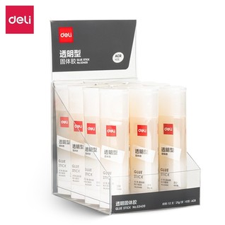 得力53409三角形固体胶(透明)(21g/支)