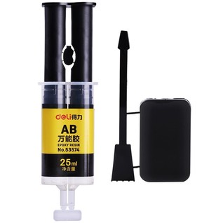 得力53574-AB胶(黄色)(25ml/卡)