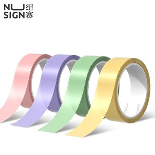 纽赛NS103便签文具胶带12mm*6m*70&mu;m(混色)(4卷/盒)
