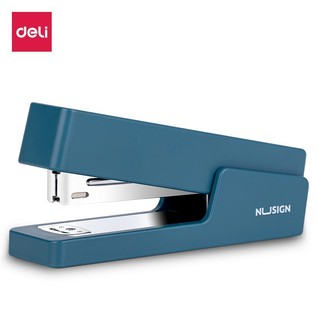 得力NS082订书机(蓝)(1台订书机/彩盒)