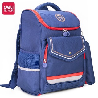 得力B19学生书包(学院22系列蓝)(个)