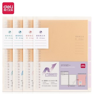 得力25996备考活页本B5(高效笔记本)(本)