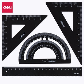 得力79522_20cm金属套尺(黑色)(套)