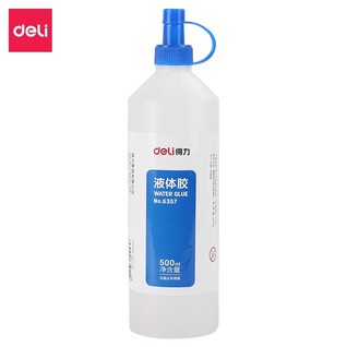 得力6357液体胶(透明)(500ml/瓶)
