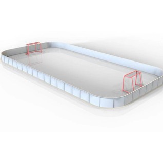 标准地板球场地挡板套装40*20mOfficial Floorball Competition Rink Boards (Full rink 40m X 20m)  