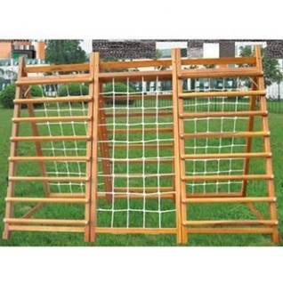 木制攀爬架Wooden Climbing Net Frame  