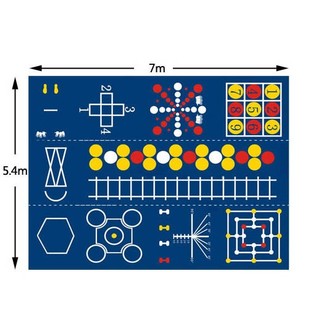 PVC功能训练地胶PVC Vinyl Flooring Fitness Functional Gym Flooring  6mm