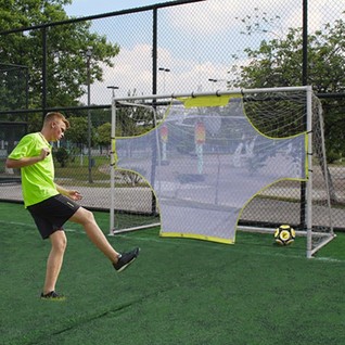 足球训练目标靶布Soccer Goal Shot Target Net  7 A Side Soccer Goal