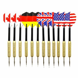 18g钢针飞镖12只装Steel Needle Tip Darts Set of 12  