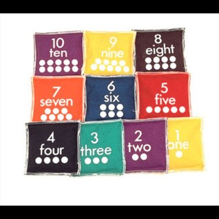 数字沙包10只装Number Beanbags Set of 6  